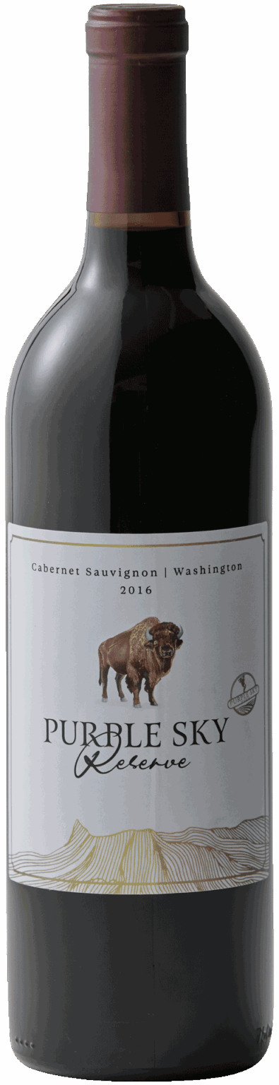 Purple sky winery cabernet sauvignon reserve wine.