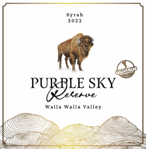 Purple sky winery syrah reserve wine 2024.